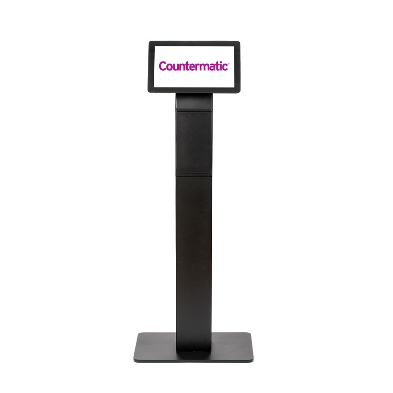Kiosque Point d'information au sol pour écrans de 15" ou tablettes
