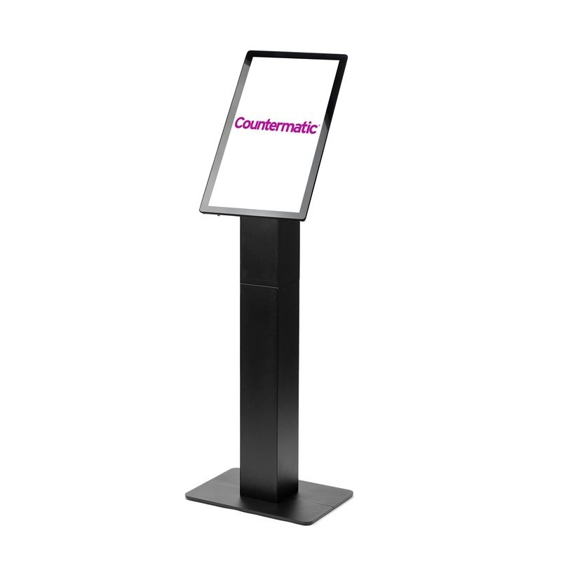 Kiosque Point d'information au sol pour écrans de 21"