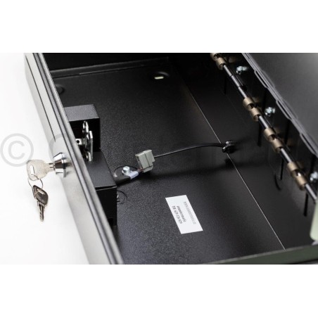 Cajón portamonedas Flip Top 460 tapa acero inoxidable